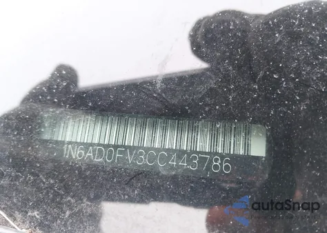 2012 Nissan Frontier Sv z USA, uszkodzony, nr VIN 1N6AD0FV3CC443786